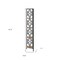 Homeroots Taupe Metal Four Tier Corner Bookcase 376534 - alternate 2