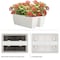 Pure Garden Railing Planter 20.75 in Flower Box w/ Drainage Insert 6-Gallon Outdoor Planter Box 50-LG1463 - alternate 4