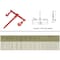 Mytee Products Ratchet Binder 1/2in-5/8in fits 12 Chain Flatbed Binders 13000 WLL, 4PK CBRS12x4 - alternate 4