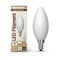 Bulbrite LED Filament, 5 Watt Dimmable B11 Light Bulb, Milky Glass Finish, E12 Base, 5000K, 500 Lumens, 4PK 862078 - alternate 3