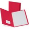 Oxford Twin Pocket Folders with Fasteners, Letter Size, Red, 25PK 57711 - alternate 1