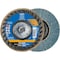 Pferd 5'' x 5/8-11 Thd. POLIFAN Flap Disc - Z PSF TRIM STEELOX, Zirconia, 60 Grit, Flat 68165 - alternate 1