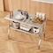 Vevor Folding Commercial Prep Table Commercial Worktable Workstation 48 x 24 In ZDGZTDXP122*61*85 - alternate 3