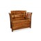 Homeroots 38in Natural Solid Wood Distressed Solid Wood Storage Bench with Flip Top 488869 - alternate 3
