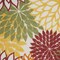 Homeroots 5' X 8' Ivory Yellow Orange And Green Floral Indoor Outdoor Area Rug 546677 - alternate 3