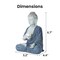 Techko Outdoor Solar Buddha Lotus Garden Statue with Integrated LED Light SG-820 - alternate 3