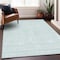 Homeroots 8' X 10' Sky Blue And Ivory Geometric Washable Indoor Outdoor Area Rug 602446 - alternate 5