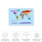 Trademark Fine Art Outdoor Canvas Art Michael Tompsett Childrens World Map Wall Art for Patios, or Gardens MT0300-OC1219WR - alternate 3