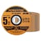 Powertec 5in Cut Off Wheels 25PK, 1/16in Thick with 7/8in Arbor, for Angle Grinder - 60 Grit, 25PK 14020 - alternate 1