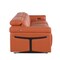 Homeroots 100" Camel Top Grain Leather Reclining Metal USB Sofa 720433 - alternate 5