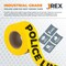 Jrex Safety Police Line Do Not Cross Tape Roll - 3 Mil - 1000 Ft x 3 Inch Wide Each - Yellow, 16PK PPLT-JR-3M-16PK - alternate 2