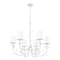 Z-Lite Aslin Textured White 6 Light Chandelier 830-31TXWH - alternate 3