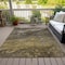 Homeroots 3' X 5' Brown Taupe And Chocolate Abstract Washable Indoor Outdoor Area Rug 577823 - alternate 3