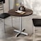 Flash Furniture Bennett 30 in Round Solid Wood Indoor Tabletop in Dark Brown with 22 in x 22 in Table Height GSF-RD30-DKBRN-T2222S-GG - alternate 6