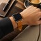 Elegani Leather Band Compatible with Apple Watch 49mm, Yellow, Yellow/Yellow Gold/Rose Gold Buckle LOT-YLW-49 - alternate 4