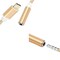 Sanoxy USB-C Type C to 3.5mm Aux Audio Jack Passive Headphone Adapter Nylon Braided (Gold) SNX-CABLE61 - alternate 2