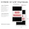Signmission Health Insurance, Vinyl Decals Only 24 Inch x 36 Inch, Vinyl Decal, 2PK DSB-2436-2PACK-Health Insurance - alternate 2