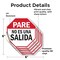 Signmission Pare No Es Una Salida, 6 inch X 6 inch, Vinyl Decal, 5PK OC-D-5PACK-6-202 - alternate 3