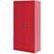 Sandusky Lee Storage Cabinet, 72 in H, 36 in W, 24 in D, Recessed, Keyed, Red, 4 Shelves EA4R362472-01 - alternate 5