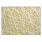 Homeroots 2' X 3' Gold and White Abstract Washable Non Skid Indoor Outdoor Area Rug 559262 - alternate 4