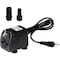 Simple Deluxe 160GPH Submersible Pump with Adjustable Flow, 2 Nozzle Sizes, Max Lift Height 4.3ft, for Aquariums,  LGPUMP160GV2 - alternate 1