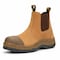 Handpoint 802 Mens 6 in Soft Toe Work Boots-Nubuck Leather Slip-On Safety Boots, 11.5 TAN802D-11.5 - alternate 1