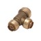 Sharkbite 3/4 in. x 1/2 in. x 1/2 in. Brass Push-to-Connect Reducer Tee U454LF - alternate 2