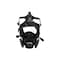 Msa Safety Full Face Respirator, Ultra-Twin, Hycar, Threaded, Black, Large 471310 - alternate 1