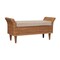 Homeroots 40in Brown Solid Wood Storage Bench With Cabinet 718240 - alternate 3