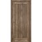 Sartodoors Panel Lite Pocket Door 42x96 Frames Walnut Solid Core Modern Interior QUADRO4111PD-WLN-4296 - alternate 1