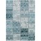 Homeroots 10' X 14' Teal Patchwork Washable Non Skid Indoor Outdoor Area Rug 563591 - alternate 3