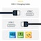 Startech.Com 15FT 4.5M USB-C CHARGING CABLE, CHARGE & SYNC, 60W 3A PD, USB 2.0 LAPTOP CHA USB2CC15FBKE - alternate 3