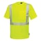 Reflective Apparel ANSI Type R Class 2 Short Sleeve T-Shirt with 3M Scotchlite Comfort Trim 102CT-LM-4X - alternate 1