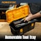 Powertec 19-Inch Tool Box with Trays - Lockable, Metal Latch, Organizer, Portable Storage for Tools 72362 - alternate 4