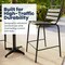 Flash Furniture Commercial Black Restaurant Stack Stool TLH-015H-BK-GG - alternate 7