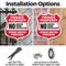 Signmission Private Property Shield Sign No Hunting, 6 inch X 6 inch, Plastic Sign, 2PK SHI-P-2PACK-6-450 - alternate 3