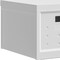 Homeroots 13" White Plastic Filing Cabinet 723062 - alternate 2