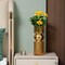 Uniquewise 14-Inch Decorative Orange Tall Glass Vase - Modern Minimalist Decor for Parties, and Special QI004735.OR.L - alternate 4