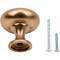 Designperfect 1-3/16 Diameter Round Cabinet Knob, Champagne Bronze/Gold DPA-R28KCBZ - alternate 4