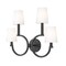 Z-Lite Cordelia Matte Black 4 Light Wall Sconce 2016-4S-MB - alternate 1