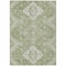 Homeroots 8' X 10' Artichoke Green Beige And Ivory Medallion Washable Indoor Outdoor Area Rug 589023 - alternate 2