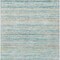 Homeroots 9' X 12' Teal Blue Striped Washable Indoor Outdoor Area Rug 607984 - alternate 4