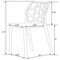 Leisuremod Modern Dynamic Dining Chair, Clear DC19CL - alternate 2