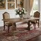 Homeroots 96" Brown Solid Wood Double Pedestal Base Dining Table 565238 - alternate 4