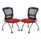 Office Star Products Folding Soft-Flex Frame Folding/Nesting, Lipstick 84220-R100 - alternate 1