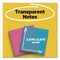 Post-It Transparent Notes, 2.88" x 2.88", Assorted Colors, 36 Sheets/Pad, 2PK 600-2COL - alternate 4