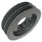 B&B Manufacturing Bushing 2 Groove V-Belt Pulley 10.9 inch OD 2C105SF - alternate 1