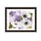 Homeroots Lilacs and Anemone Black Framed Print Wall Art 529867 - alternate 2
