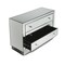 Homeroots 42" Clear Glass Three Drawer Dresser 389733 - alternate 1