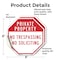 Signmission Private Property No Trespassing No, 6 inch X 6 inch, Vinyl Decal, 2PK OC-D-2PACK-6-159 - alternate 2
